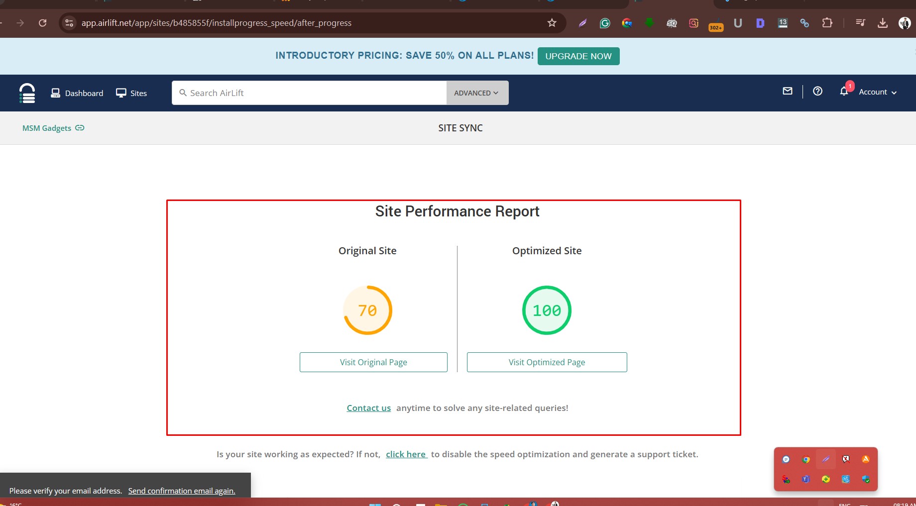 site speed optimiezedf